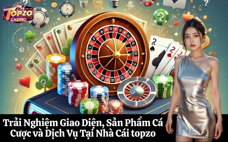Trải Nghiệm Giao Diện, Sản Phẩm Cá Cược và Dịch Vụ Tại Nhà Cái topzo